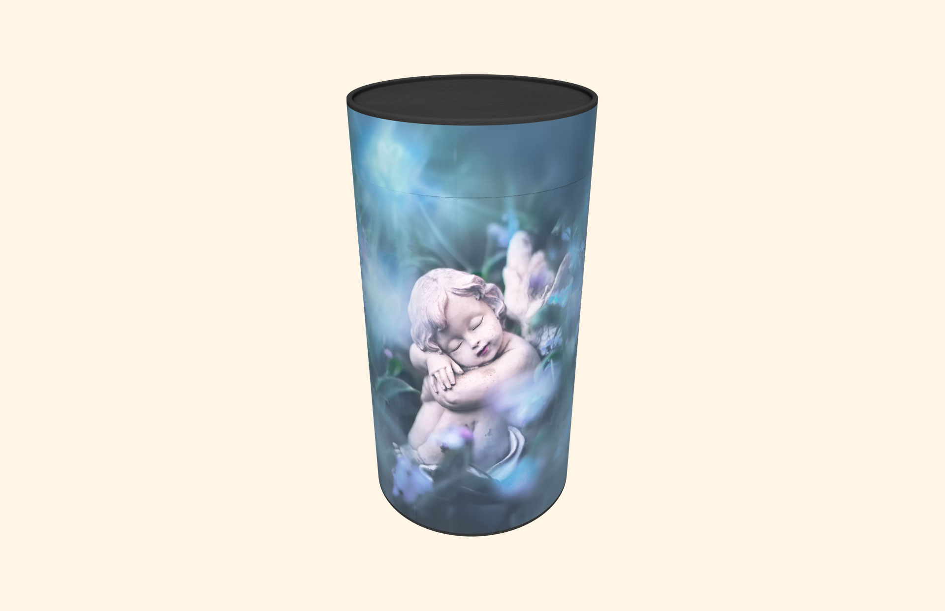 Dreaming Cherub child scatter tube